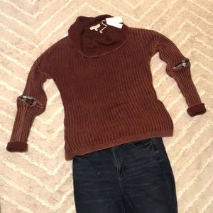 Chunky Knit | Size: Medium | Brand: Gilded Intent | Color: Burgundy